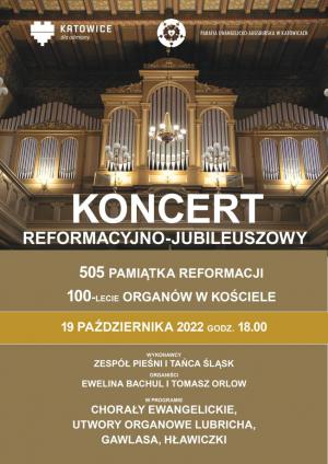 Koncert Reformacyjno – Jubileuszowy